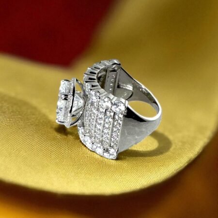 The Monarch Cocktail Solitaire Ring